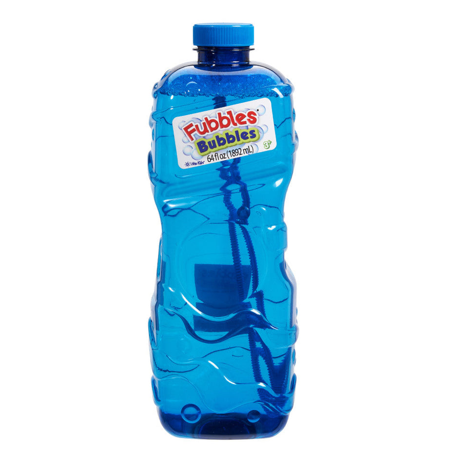 Little Kids Fubbles Premium Bubble Solution. 64 oz. Multi-Color Wand Included
