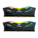 32GB (2x16GB) DDR5 6000MHZ CL30 TeamGroup T-Force Delta RGB Black RAM