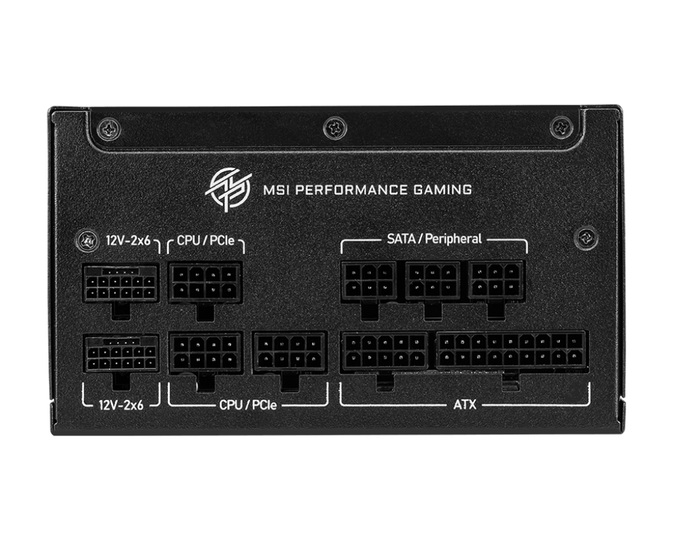 1000W MSI MPG A1000GS PCIE5 ATX 3.1 Gold Modular PSU