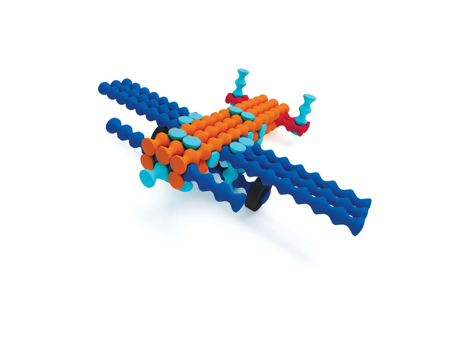 Popular Playthings Playstix Vehicles Set - 130 Pieces