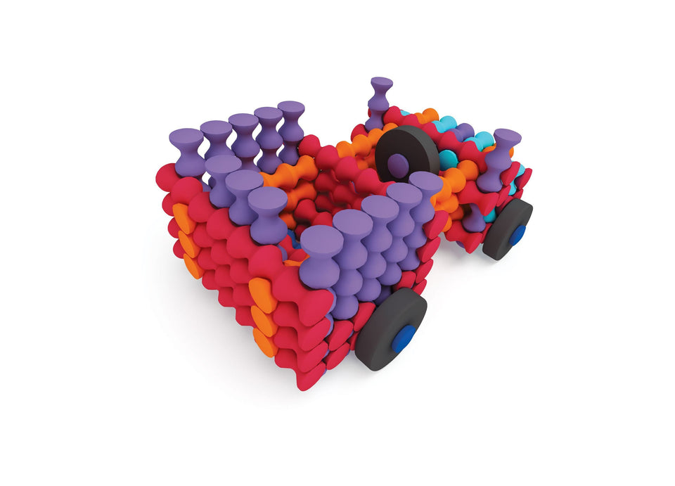 Popular Playthings Playstix Vehicles Set - 130 Pieces