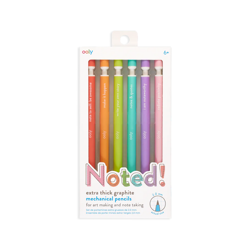 Ooly Noted! Graphite Mechanical Pencils - Set of 6