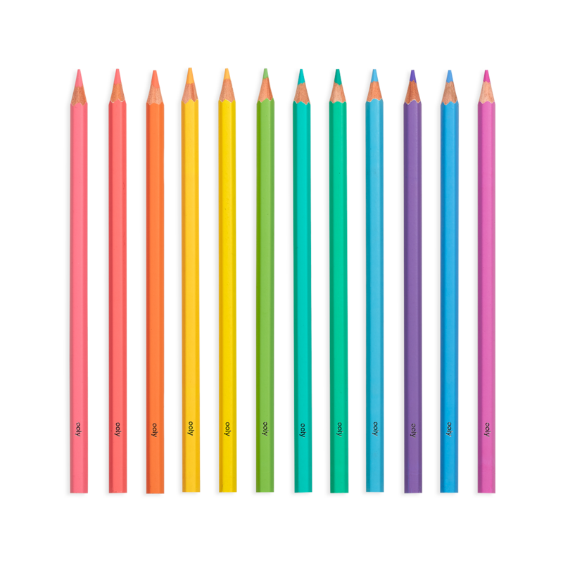 Ooly Pastel Hues: Soft-Hued Colored Pencils (Set of 12)
