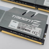 128GB G.Skill DDR4 TridentZ RGB 3200MHz RAM CL16.  Desktop Computer Gaming Memory. Black and Silver