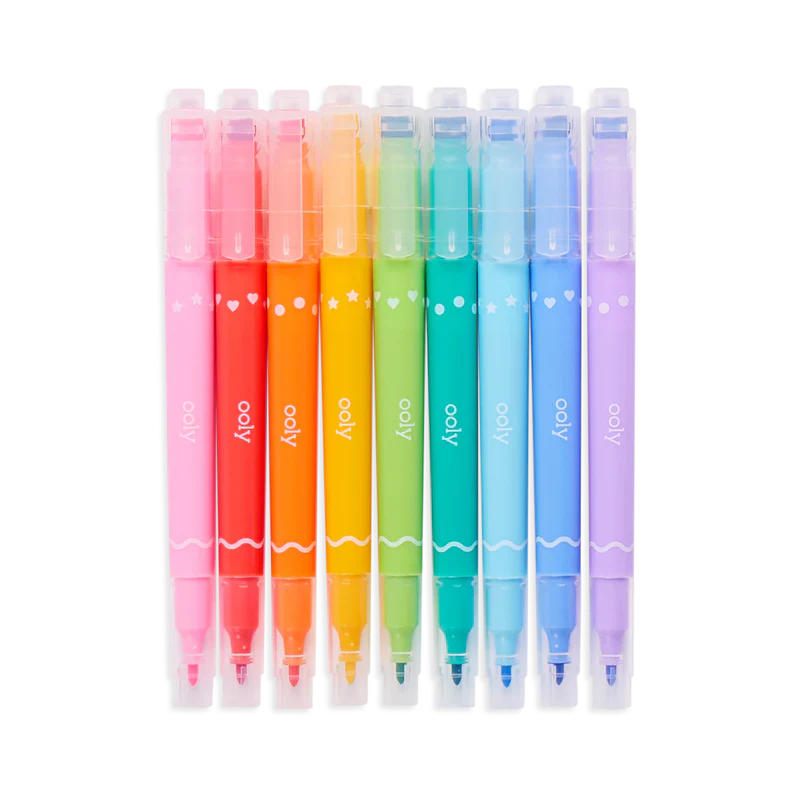 Ooly Confetti Stamp Double-Ended Stamp Markers