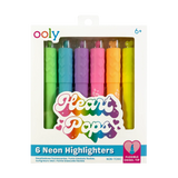 Ooly Heart Pops: Neon Highlighters (Set of 6)