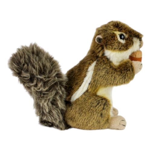 Leosco Lifelike Squirrel Plush - Cuddly 7 Inch Brown Squirrel