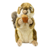 Leosco Lifelike Squirrel Plush - Cuddly 7 Inch Brown Squirrel