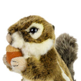 Leosco Lifelike Squirrel Plush - Cuddly 7 Inch Brown Squirrel