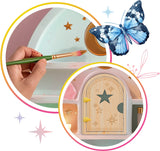 Bright Stripes Wish*Craft Paint a Curio Shelf