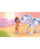 PLAYMOBIL Princess Magic Pegasus with Rainbow Care Set. 85 Pieces