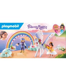 PLAYMOBIL Princess Magic Pegasus with Rainbow Care Set. 85 Pieces