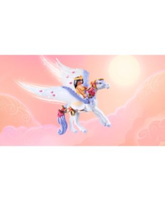 PLAYMOBIL Princess Magic Pegasus with Rainbow Care Set. 85 Pieces
