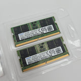 32GB DDR5 Sodimm RAM 5600MHz Samsung Memory. 2x16GB Sticks. Laptop Memory Upgrade