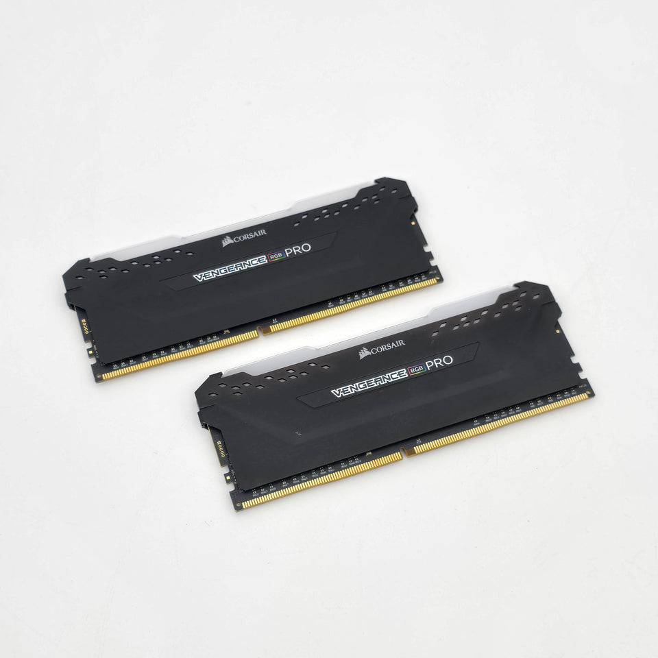 32GB Corsair Vengeance RGB Pro DDR4 RAM. 3600MHz. CL18-22-22-42. 2x16GB Sticks