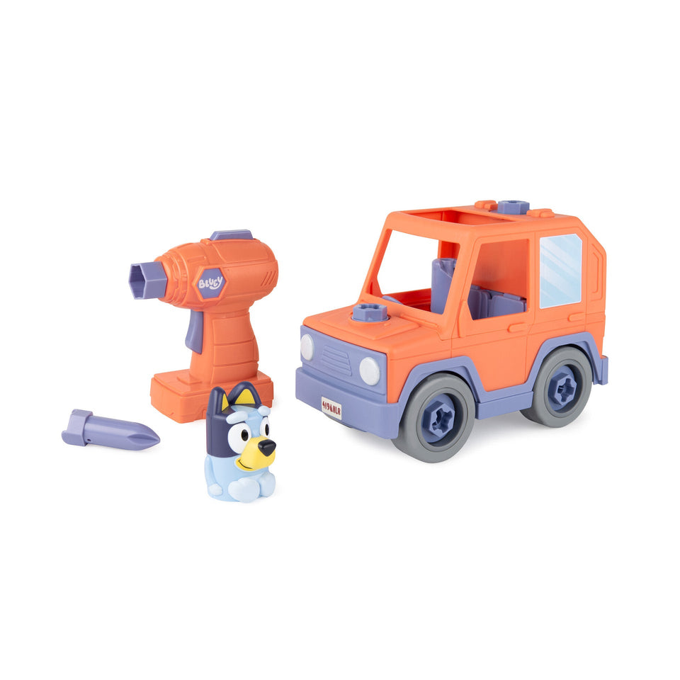 Bluey TOMY Build-A-Buddy™ Motorized Car with Drill