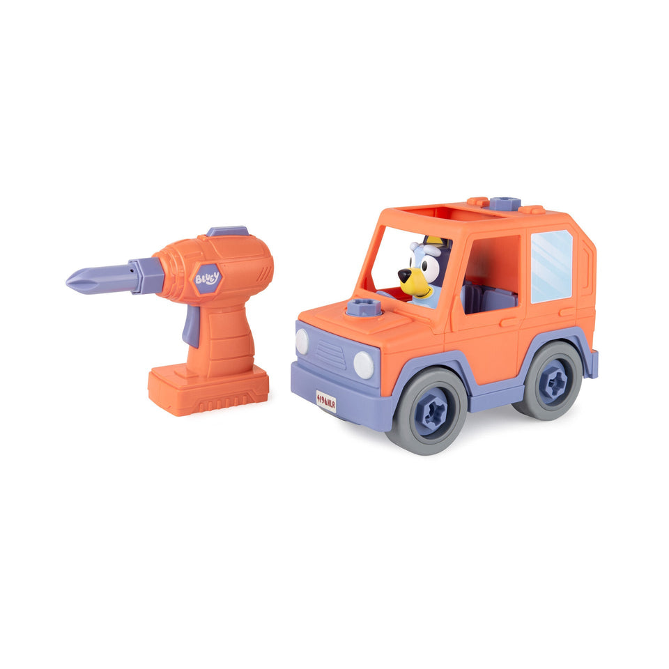 Bluey TOMY Build-A-Buddy™ Motorized Car with Drill