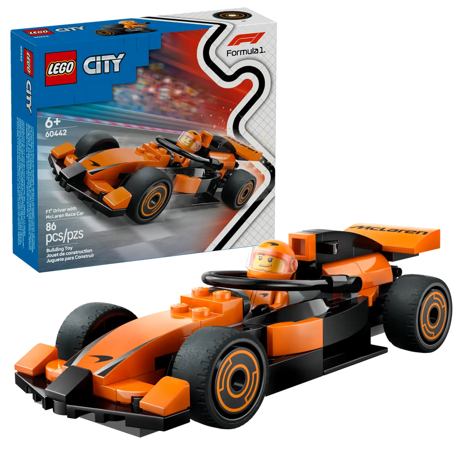 LEGO® City F1® Driver with McLaren Race Car 60442