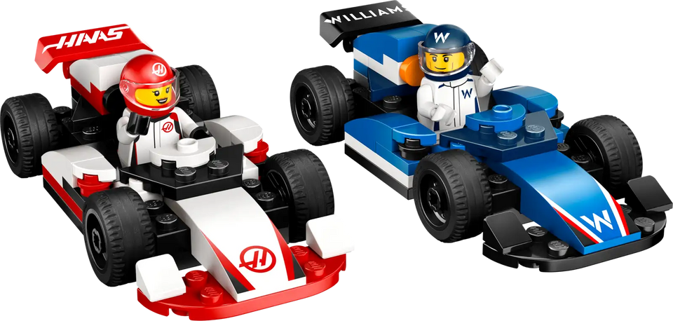 LEGO® F1® Williams Racing & Haas F1® Race Cars 60464