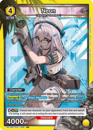 Neon (006) (UE14BT/NIK-1-006) - UE14BT GODDESS OF VICTORY NIKKE Foil