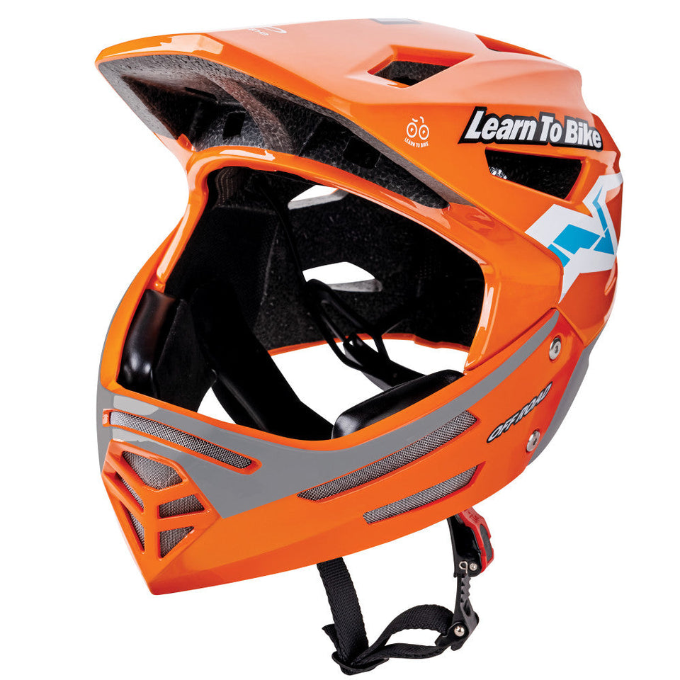 Hape Sports Rider Safety Helmet - Full Face - Vibrant Orange