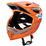 Hape Sports Rider Safety Helmet - Full Face - Vibrant Orange