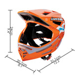 Hape Sports Rider Safety Helmet - Full Face - Vibrant Orange