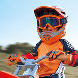 Hape Sports Rider Safety Helmet - Full Face - Vibrant Orange