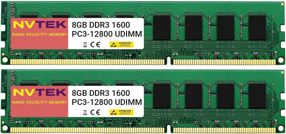 32GB (4X8GB) DDR3 1600MHZ PC3-12800 UDIMM 2Rx8 1.35V 240-PIN Non-ECC Unbuffered Desktop PC Computer Memory KIT