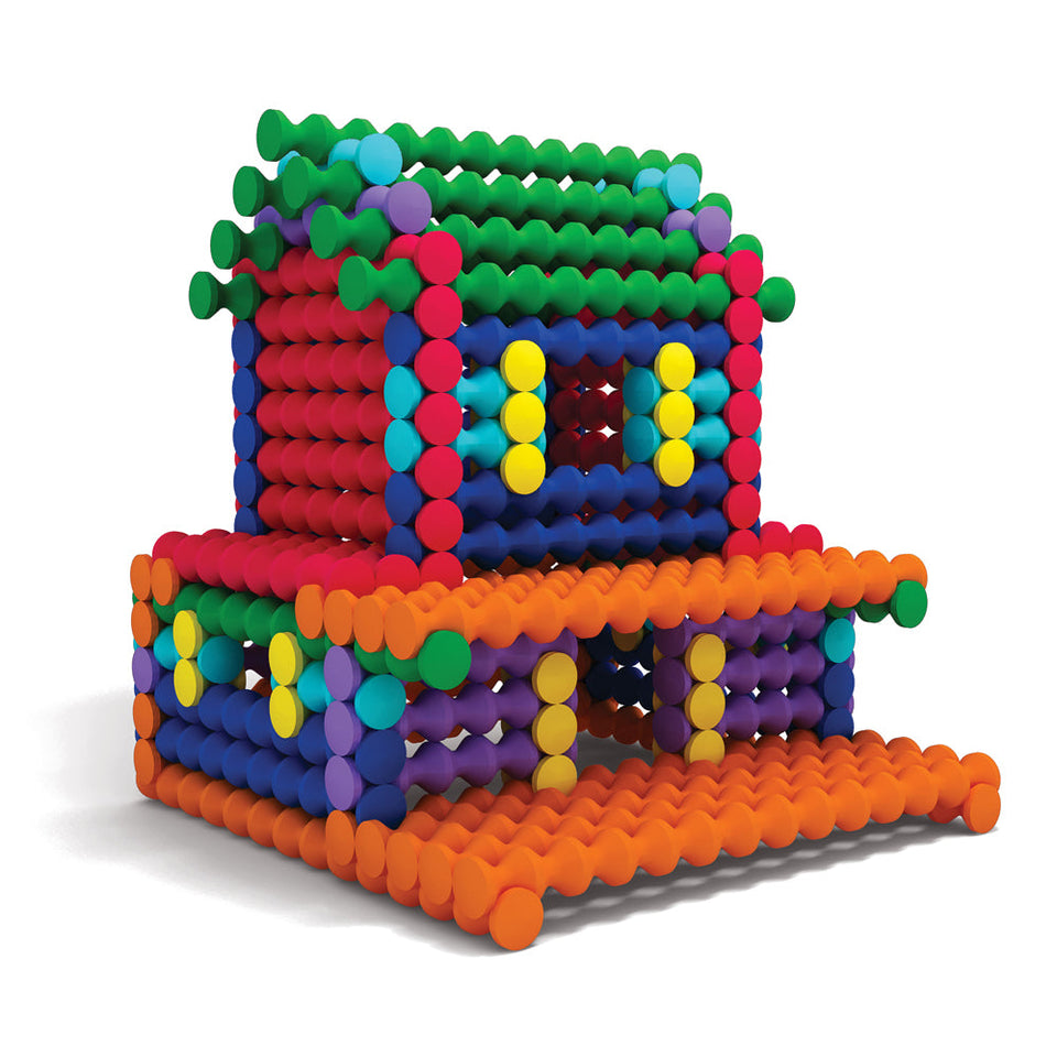 Popular Playthings Playstix 150 Piece Set - Colorful Construction Toy