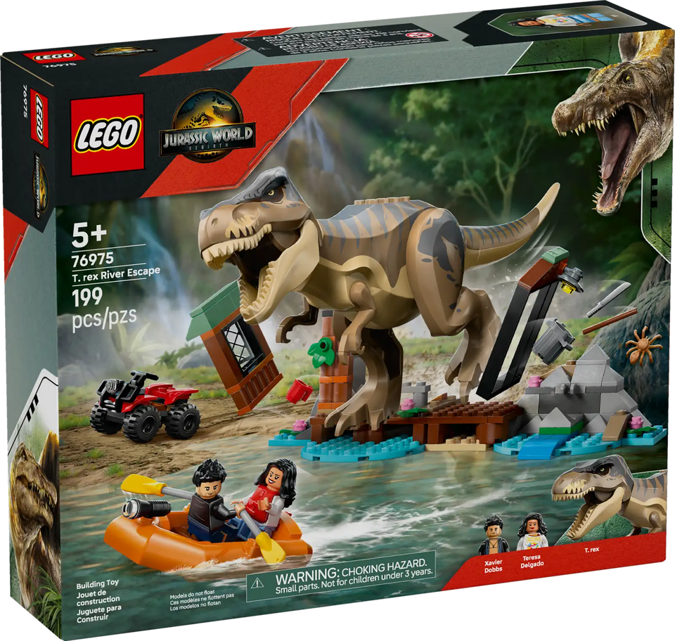 LEGO® Jurassic World: T. Rex River Escape 76975