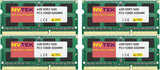 32GB (4X8GB) DDR3 1600MHZ PC3-12800 SODIMM 2Rx8 1.35V 204-PIN Non-ECC Laptop PC Computer Memory KIT