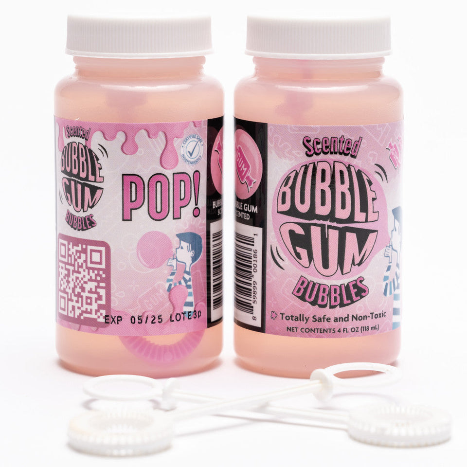 Atomic Bubbles Bubble Love Bubblegum Scented Bubbles. 2-Pack
