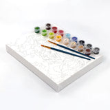 Bright Stripes iHeartArt Paint by Numbers: Dogs' Day Out