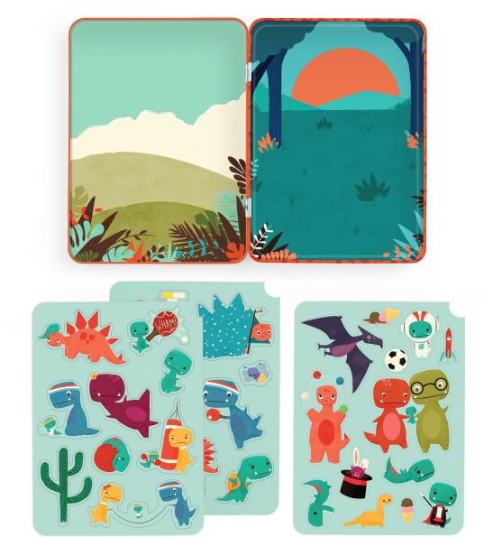 Tiny T-Rex Magnetic Play Set