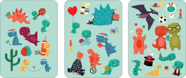 Tiny T-Rex Magnetic Play Set