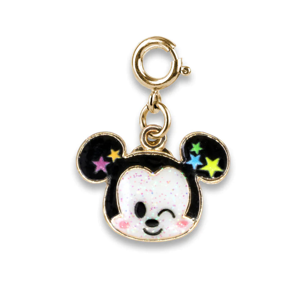Charm It Disney Gold Glitter Mickey Charm