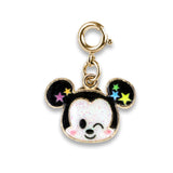 Charm It Disney Gold Glitter Mickey Charm