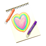 Ooly Fresh Pick Apple Scented Gel Crayons - Set of 6