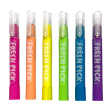 Ooly Fresh Pick Apple Scented Gel Crayons - Set of 6
