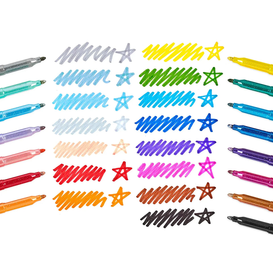 Ooly Rainbow Sparkle: Glitter Markers (Set of 15)