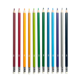 Ooly Un-Mistakeables! Erasable Colored Pencils - Set of 12
