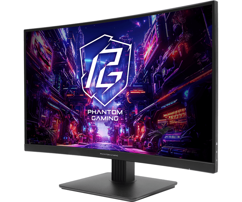27 ASRock PG27QRT1B VA QHD 180HZ Curved Monitor