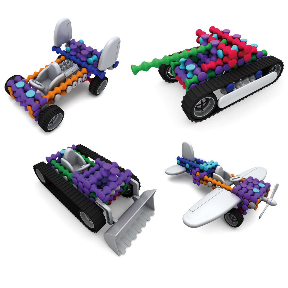 Popular Playthings Playstix 141-Piece Master Construction Set