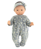 Corolle Dolls Clothes 12 Pajamas and Headband (Glow in the Dark)