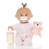 Manhattan Toy® Love. Stella Sleepy Time Set Beige Doll with Brown Tuft