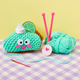 Bright Stripes Snack Knit Kit - Key Lime Pie
