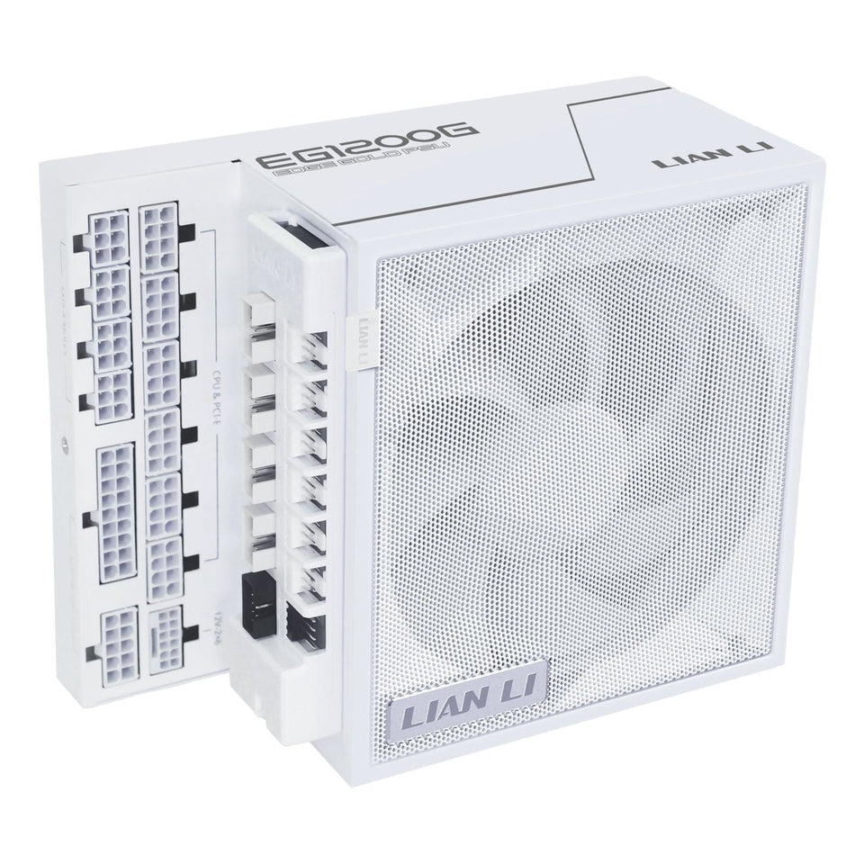 1200W Lian Li Edge ATX 3.1 Gold Modular PSU White