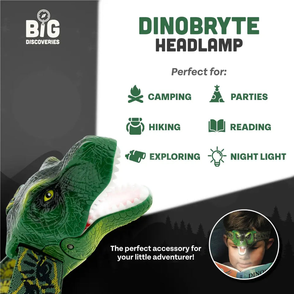 Dinobryte Dinosaur Headlamp T-Rex