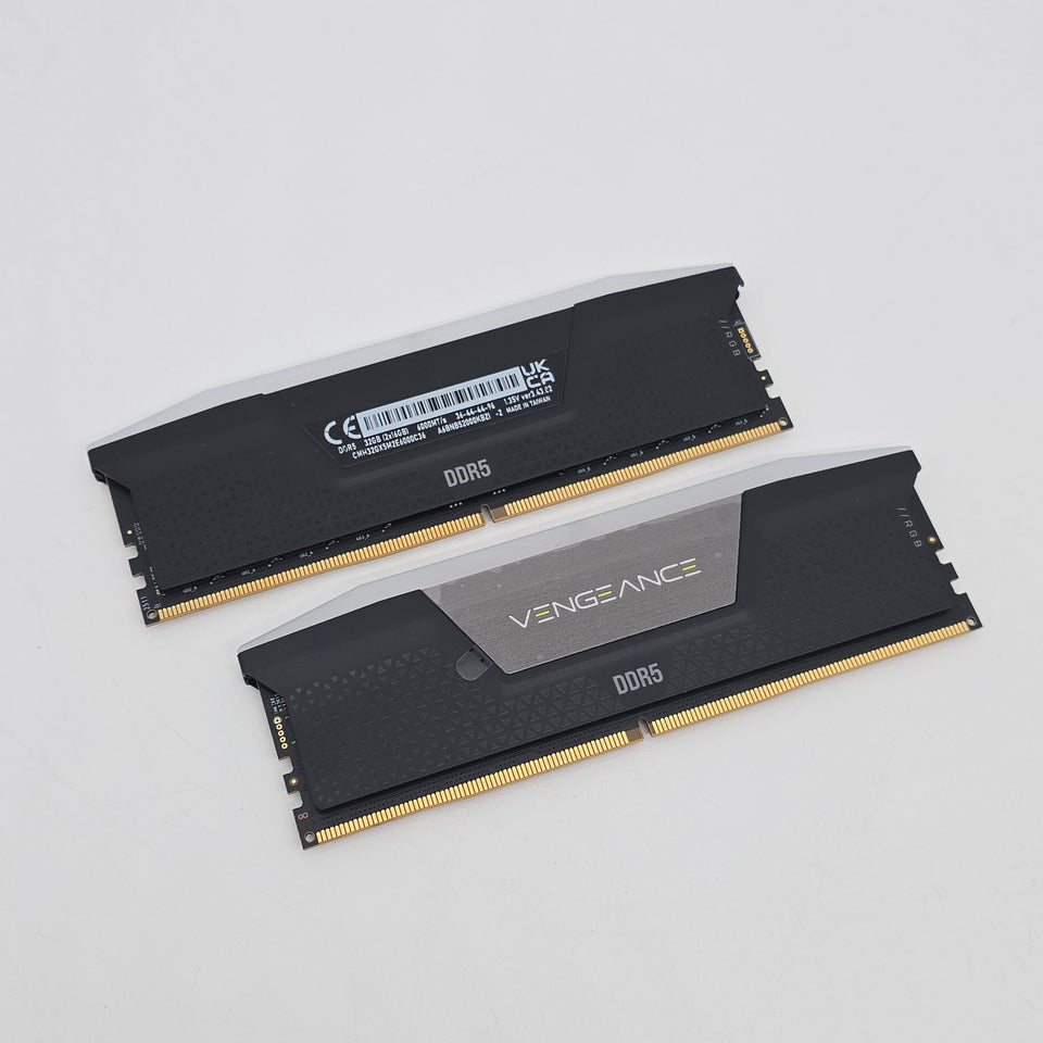 32GB Corsair Vengeance RGB Pro 6000MHz DDR5 RAM. CL36-44-44-96 Memory Kit. 2x16GB